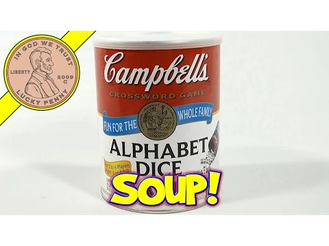 Campbell's Alphabet Dice Game, TDC Games