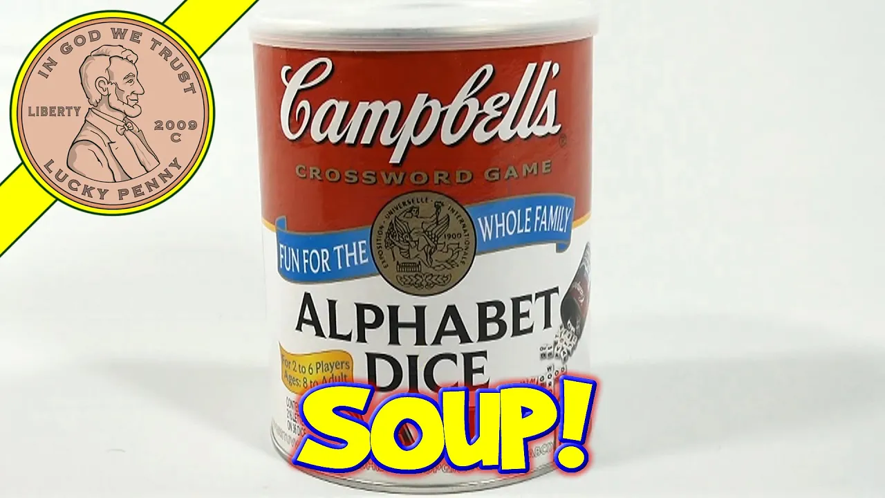 Campbell's Alphabet Dice Game, TDC Games 