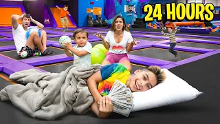 Last to Leave TRAMPOLINE Wins PRIZE! | The Royalty Family Last to Leave TRAMPOLINE Wins PRIZE! | The Royalty Family