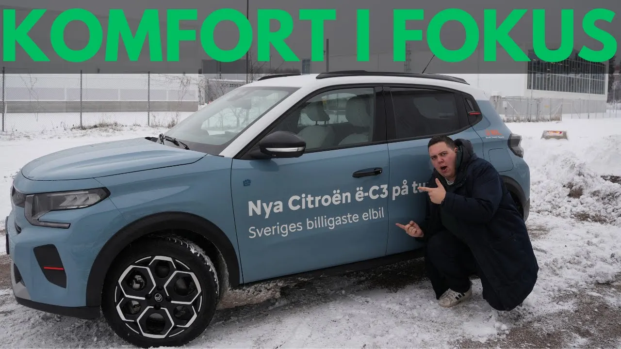 Citroën e-C3 provkörd - Så lite stödsystem som möjligt | Elbilsmagasinet