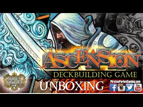 Ascension Deckbuilding Game Unboxing (with pirates)