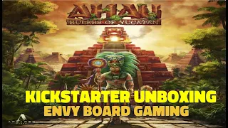 Ahau: Rulers of the Yucatan Kickstarter Unboxing