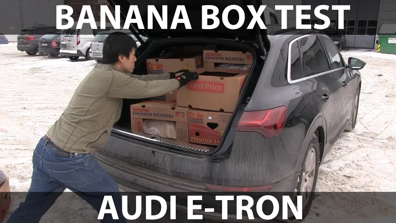 Audi e-tron banana box test