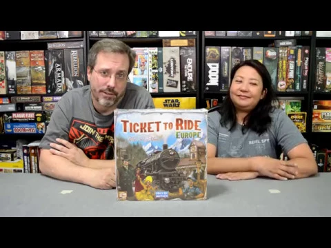 Unboxing of Ticket to Ride Europe by Days of Wonder