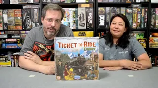 Unboxing of Ticket to Ride Europe by Days of Wonder
