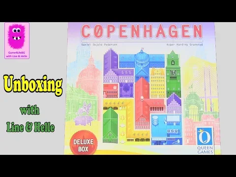 Copenhagen: Deluxe Edition, Unboxing (In English, board game, family game)