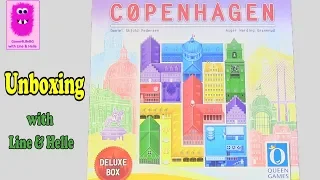 Copenhagen: Deluxe Edition, Unboxing (In English, board game, family game)