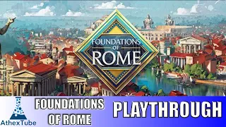 Foundations of Rome Board Game Full Playthrough on Tabletop Simulator