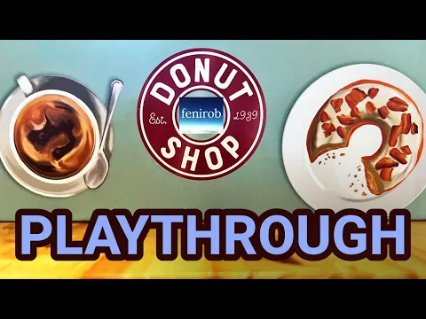 Donut Shop Board Game | Playthrough