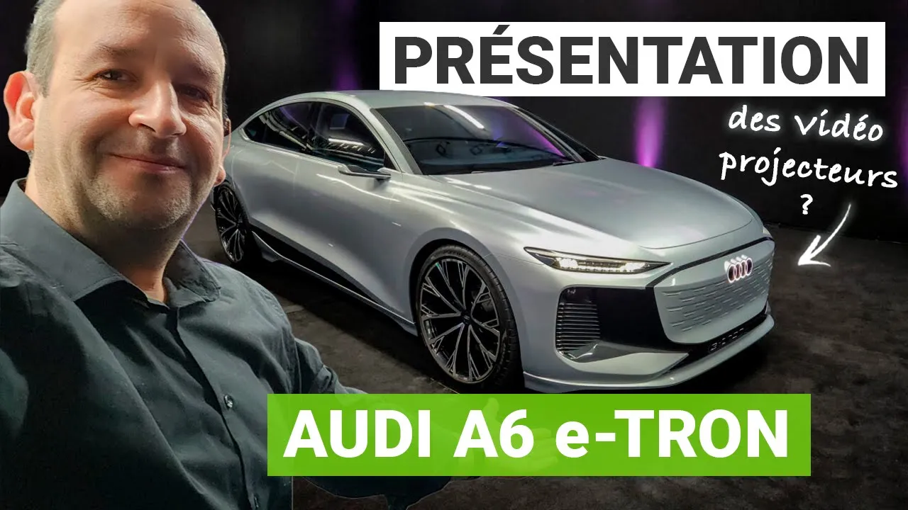 L'Audi A6 e-tron nous en met plein la vue et ça promet !