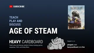 Age of Steam - Rust Belt map 4p Teaching, Play-through, & Round Table discussion by Heavy Cardboard