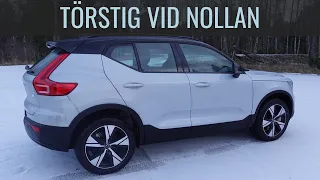 Volvo XC40 Recharge P6 räckviddstest i regn | Elbilsmagasinet