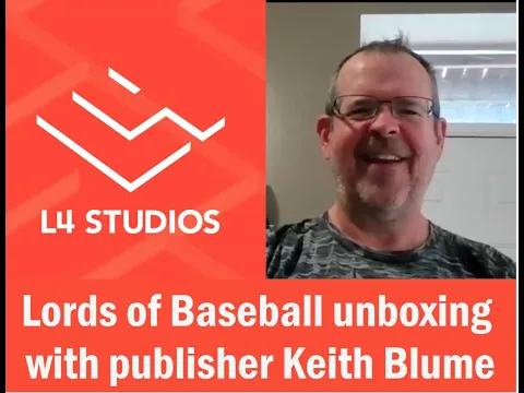 Lords of Baseball: Unboxing Euro-style sports game with publisher Keith Blume #Baseball #GenCon