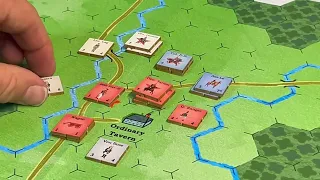 Battle of the Hook board game play thru video will the British be victorious ?