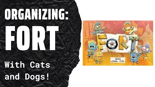Organizing Fort (Fully Sleeved, Cats and Dogs Expansion, No Lid Lift) SideGame LLC
