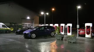 Model X consumption with camper mode