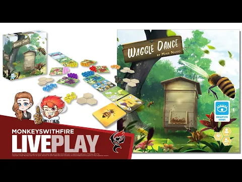 WAGGLE DANCE || BRIGHT EYE GAMES || BOARD GAME LIVE PLAY