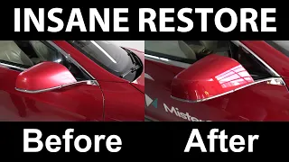 Pit Stop Bilpleie restores 2013 Model S P85 with 350.000 km on odometer