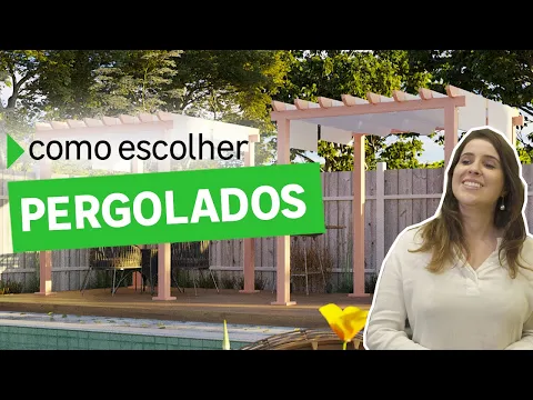 Pergolado Aluminio Omega Cinza Escuro 2,54x4m Naterial