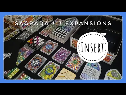 How to fit Sagrada + 3 Expansions in 1 Box [Insert]
