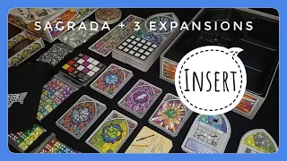 How to fit Sagrada + 3 Expansions in 1 Box [Insert]