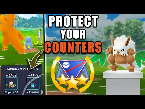 HOW TO *PROTECT* YOUR COUNTERS WHEN SWITCHING AGAINST LEAD POKÉMON GO
BATTLE LEAGUE