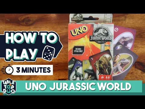 How to Play UNO Jurassic World