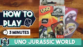 How to Play UNO Jurassic World