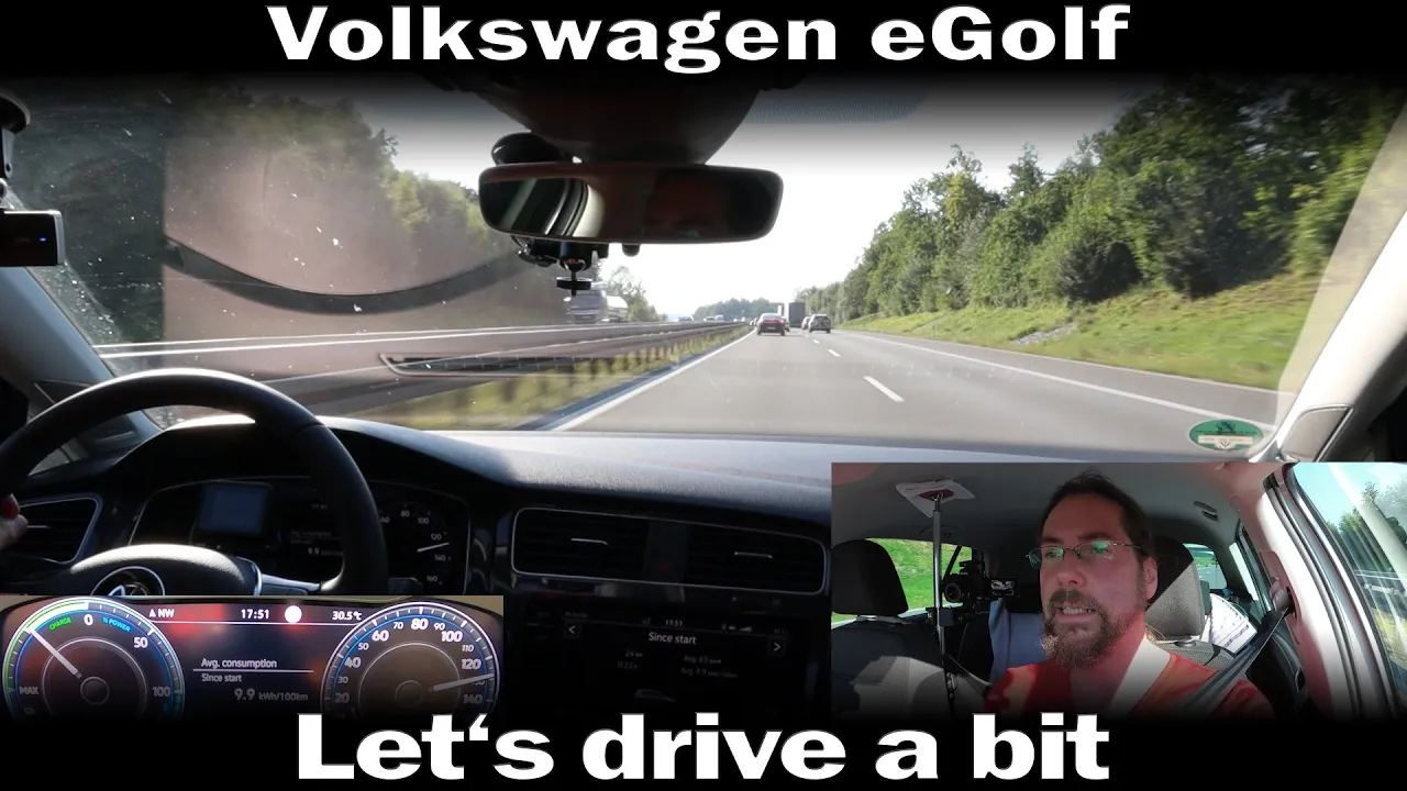 VW eGolf - Let's drive a bit