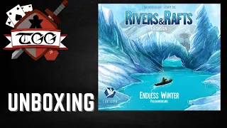 Endless Winter Rivers & Rafts Board Game Unboxing