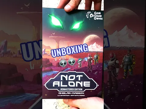 NOT ALONE: REMASTERED EDITION 2-MINUTE Unboxing! What a beauty! #shorts