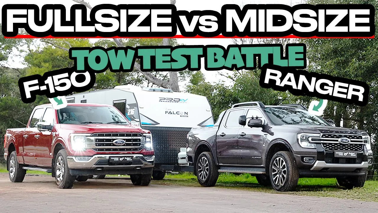 Do you REALLY need a big ute to tow? (Ford Ranger vs Ford F-150 tow test)