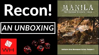 Recon! Manila: The Savage Streets, 1945 (Solitaire)