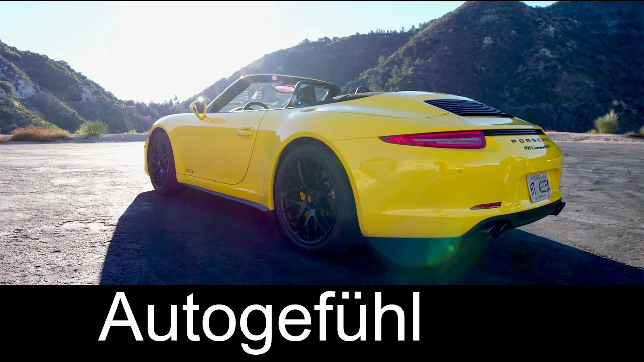 New Porsche 911 Carrera GTS (Cabriolet) exterior, interior & colours - Autogefühl