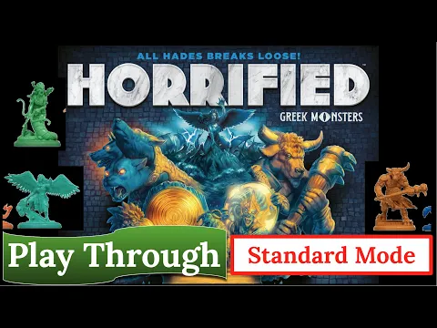 Horrified Greek Monsters: STANDARD GAME Play Through