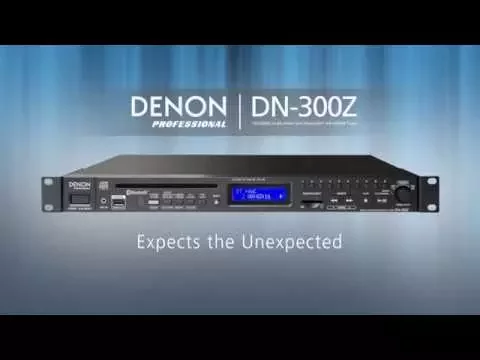 Miniature de la vidéo du produit pour Lecteur CD/média Denon Pro DN-300Z avec Bluetooth