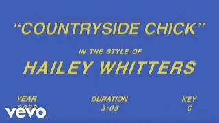 Hailey Whitters - Countryside Chick (Lyric Video)