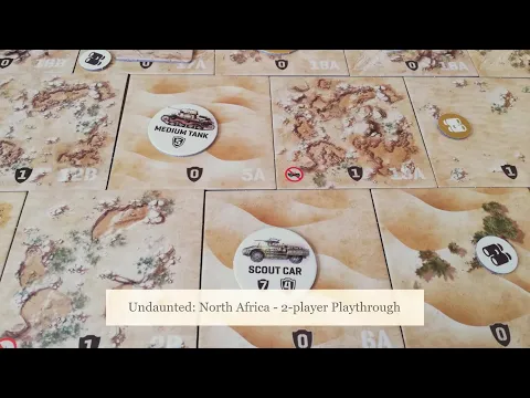 Undaunted North Africa: 2-Player Playthrough - Diagonal Move
