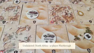 Undaunted North Africa: 2-Player Playthrough - Diagonal Move