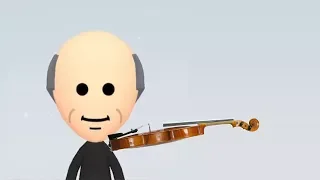 mii channel music but played on the violin