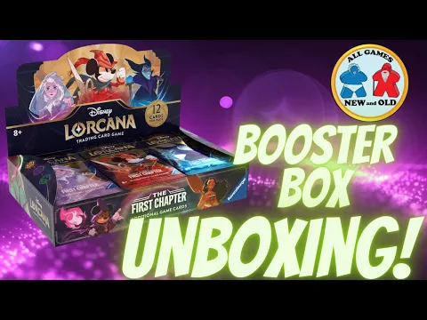 Lorcana Booster Box Unboxing! (Finally!)