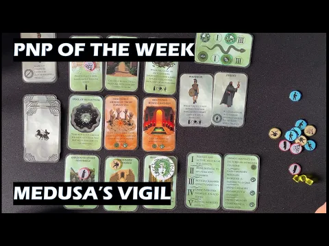 PnP of the Week 16 Medusas Vigil solo PnP board game