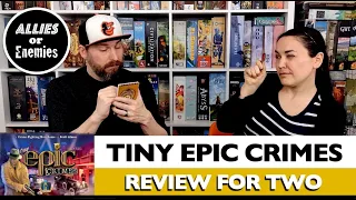 Tiny Epic Crimes - Board Game Review