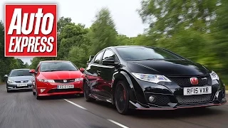 Honda Civic Type R battle: EP3 & FN2 take on the 2015 car