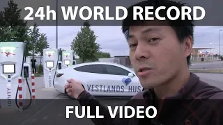 Model 3 world record 2781 km in 24h - full video