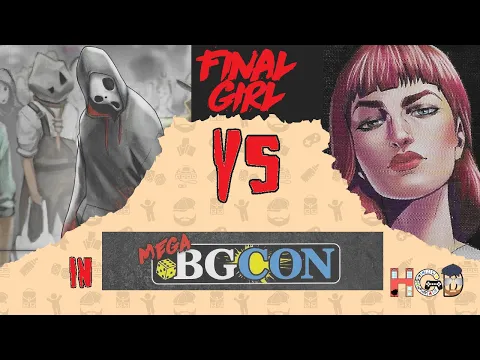 Adrianne vs Mort in Mega BGCon | Final Girl Shriek Special Feature session