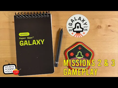 Missions 2 & 3 Live Play | Paper Apps™ GALAXY | gladden design | RPG | Space Exploration Game