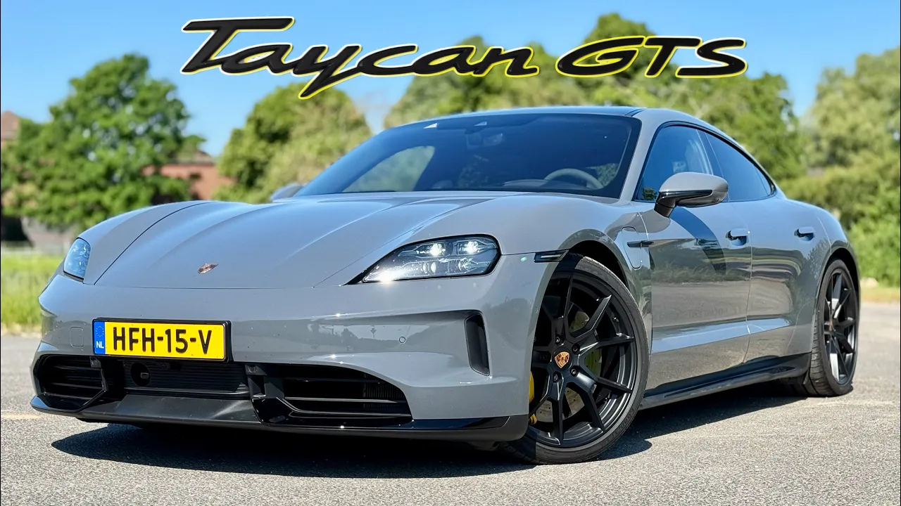 2025 Porsche Taycan GTS goes SIDEWAYS!! // REVIEW on AUTOBAHN