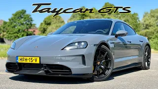2025 Porsche Taycan GTS goes SIDEWAYS!! // REVIEW on AUTOBAHN
