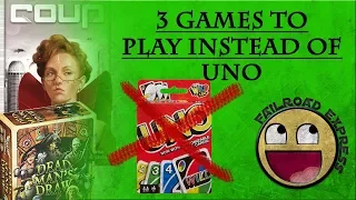 3 Games to Play Instead of Uno